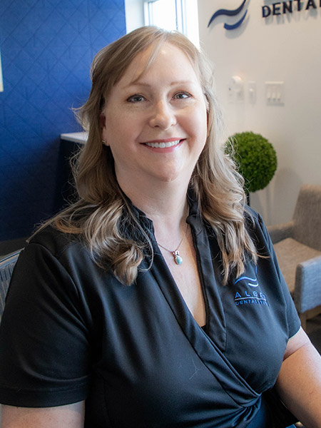 A member of the Alber Dental Studio team in Boulder, CO